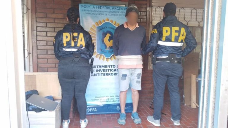 La Policía Federal detuvo a un hombre por amenazas e intimidación al Presidente de la Nación