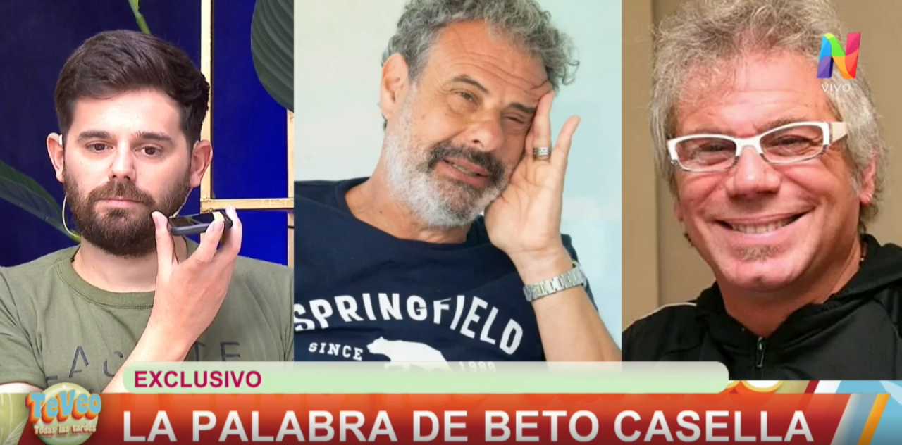 Exclusivo de Te veo: Beto Casella dijo que Ari Paluch tiene un “humor especial” y que “a veces se va al pasto” Fuente: www.canalnet.tv