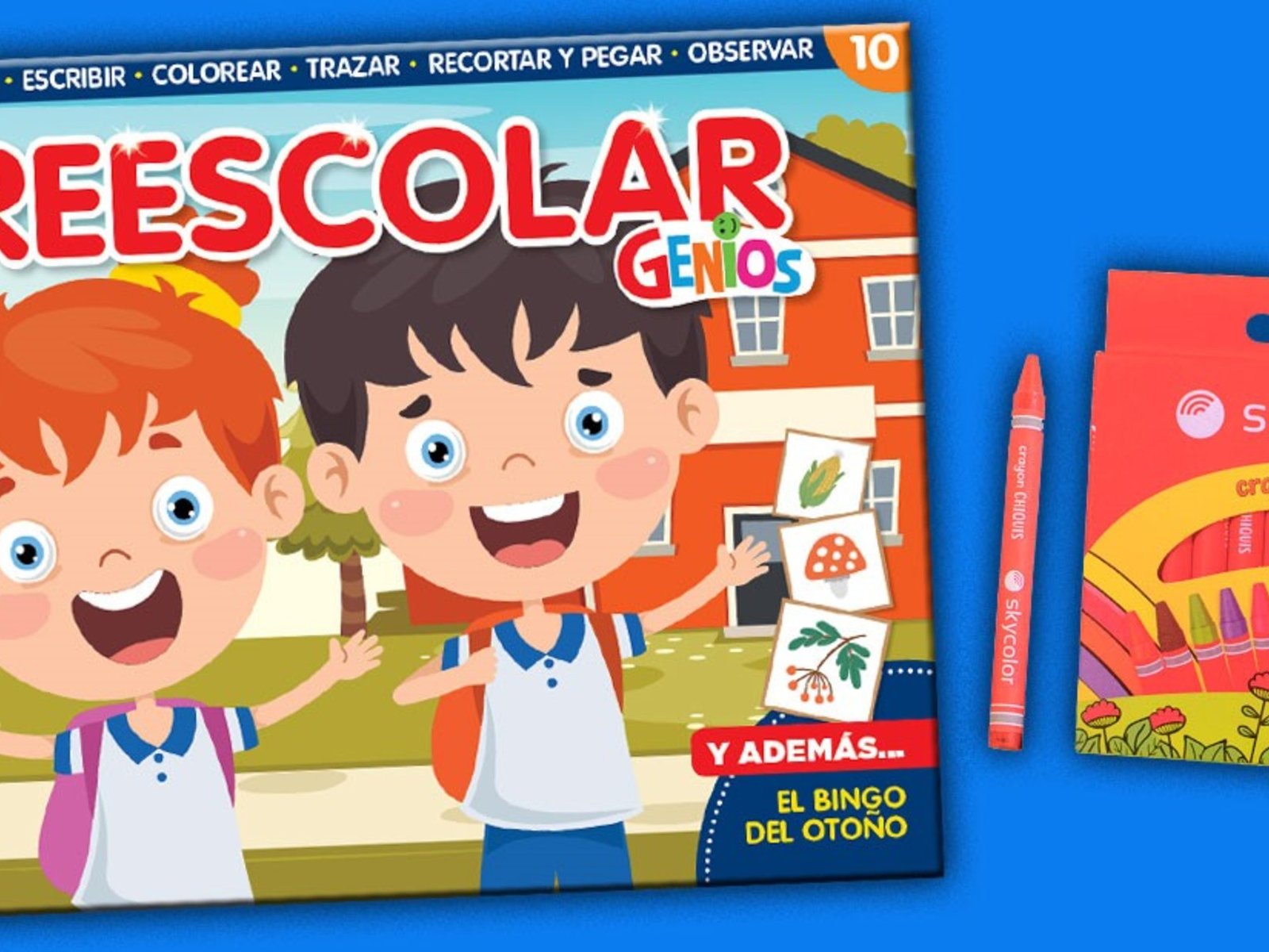 Llega Preescolar Genios, con propuestas para los chicos que están aprendiendo a escribir