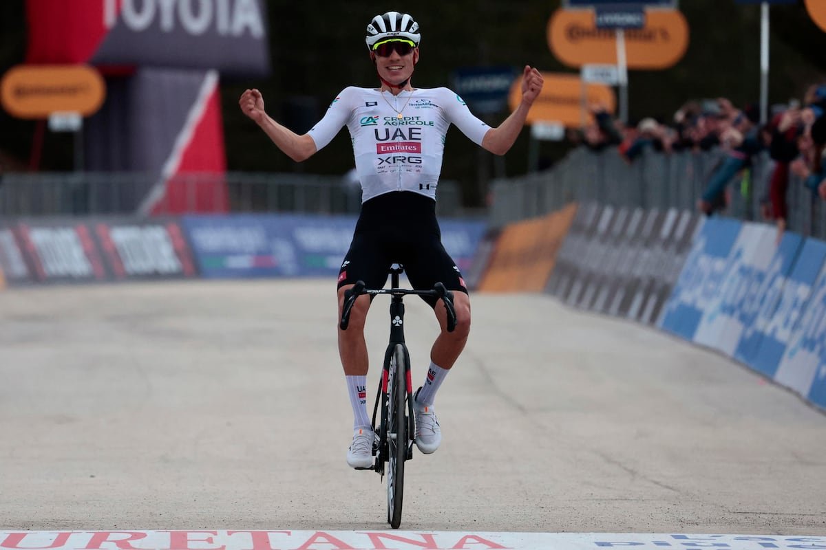 Un enorme Juan Ayuso, líder y a un paso de la victoria en la Tirreno-Adriático | Ciclismo | Deportes