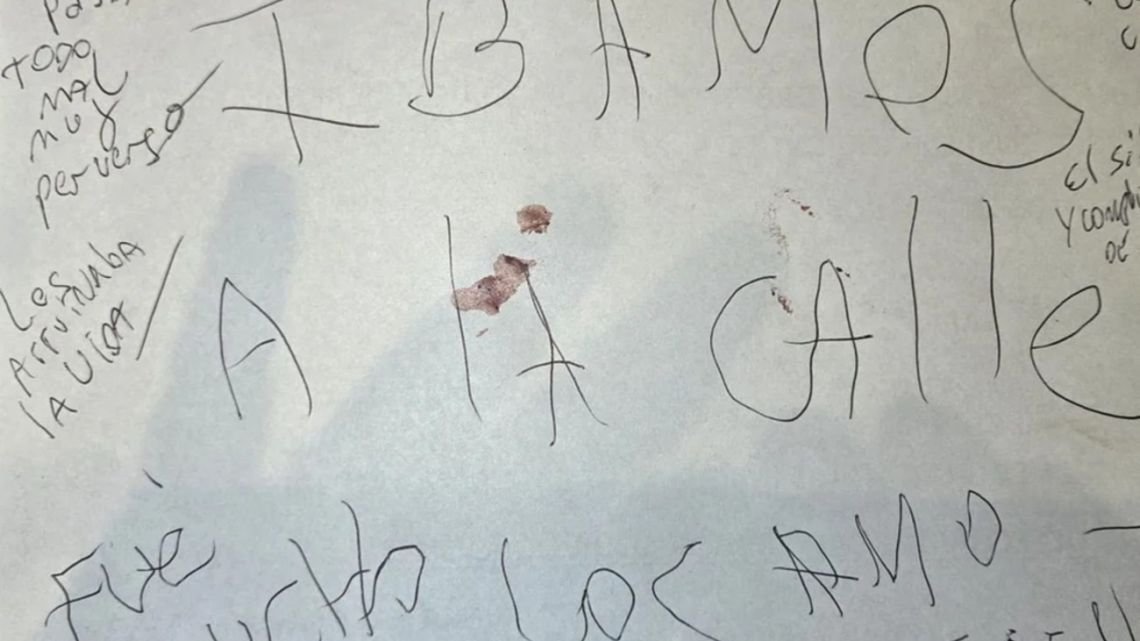 La carta que dejó la mujer que mató a su familia en Villa Crespo
