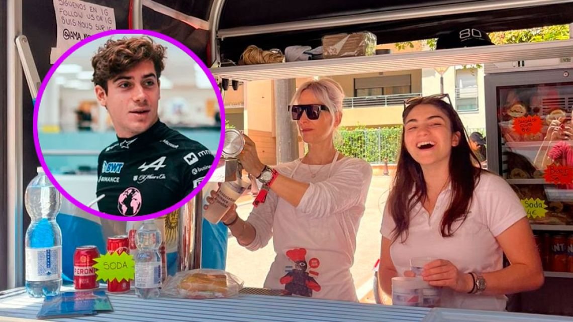 Locura por Colapinto en Mónaco: el puesto de panchos argentino y solidario que quiere conquistar al piloto argentino