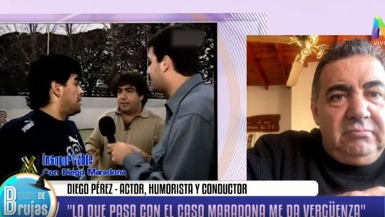 Diego Pérez opinó sobre la nulidad del juicio por la muerte de Diego Maradona: "Me dio vergüenza ajena lo que está pasando"