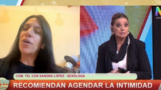 Exclusivo de "Te veo": Sandra López, sexóloga, reveló que es positiva la "planificación sexual" y que siempre "se tiene una rutina de prácti