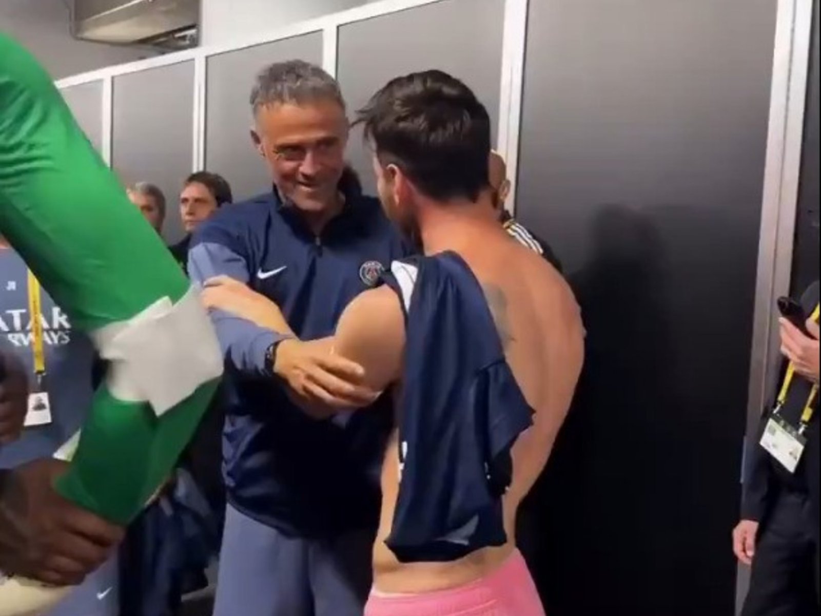 su abrazo con Messi y el "partido casi perfecto"