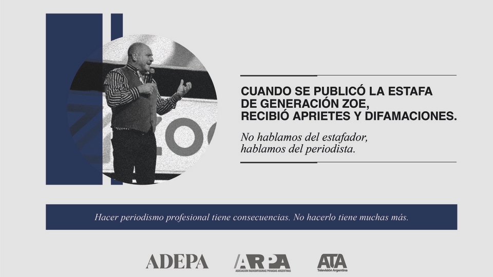 ADEPA, ATA y ARPA presentaron una campaña en defensa del valor del periodismo profesional   | Se lanzó en el Día del Periodista