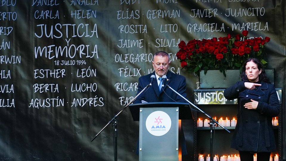 Acto en la AMIA con la presencia de Milei y acusaciones contra Irán | A 31 años del atentado