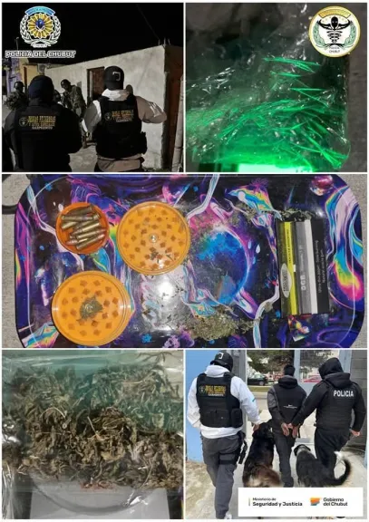 Allanamiento: detienen a un hombre por venta de droga y secuestran marihuana y municiones