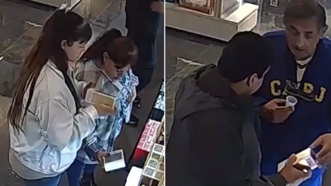 Cuatro argentinos fueron filmados robando perfumes en un free shop de Brasil