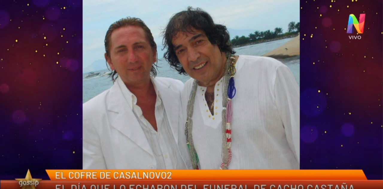 Daniel Casalnovo y un insólito episodio en el funeral de Cacho Castaña: fue echado por orden de la viuda y dijo que “no había nadie” en el v