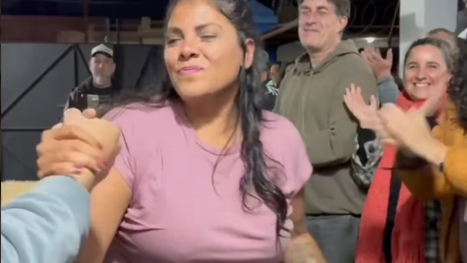 El mensaje de Eva Mieri luego de ser liberada | Llamó a «seguir militando con cabeza, corazón y coraje, como nos pidió Cristina»