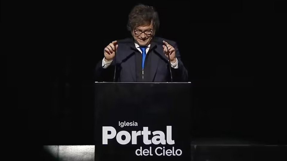 Entre el cielo y las elecciones | Modo campaña: Milei estuvo en un encuentro evangelista  