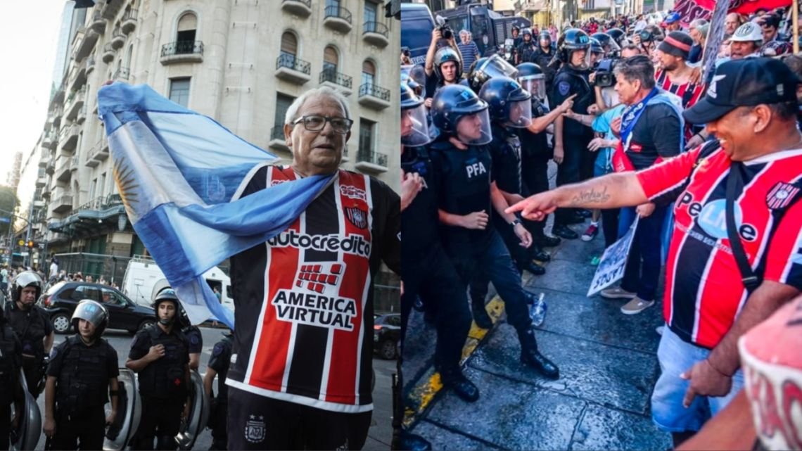 Identificaron que fue un prefecto quien dejó ciego de un ojo a un manifestante en la misma marcha en la que hirieron a Pablo Grillo