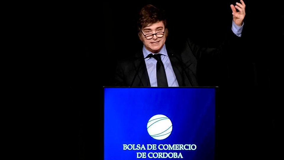 Milei cierra el jueves próximo el acto aniversario de la Bolsa de Comercio