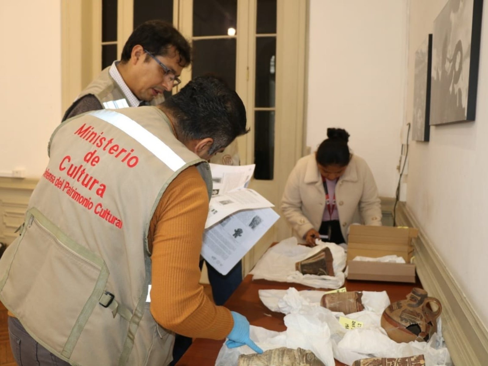 Perú recibió 132 piezas arqueológicas prehispánicas recuperadas desde Bélgica, EEUU y Suiza