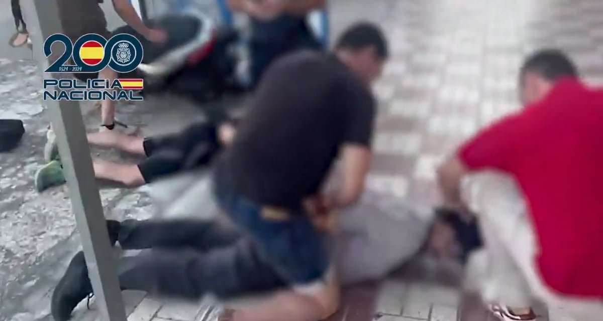 Pistolas falsas, una granada de mano y mucha paciencia: la Policía Nacional frustra el atraco de un banco en Málaga | España