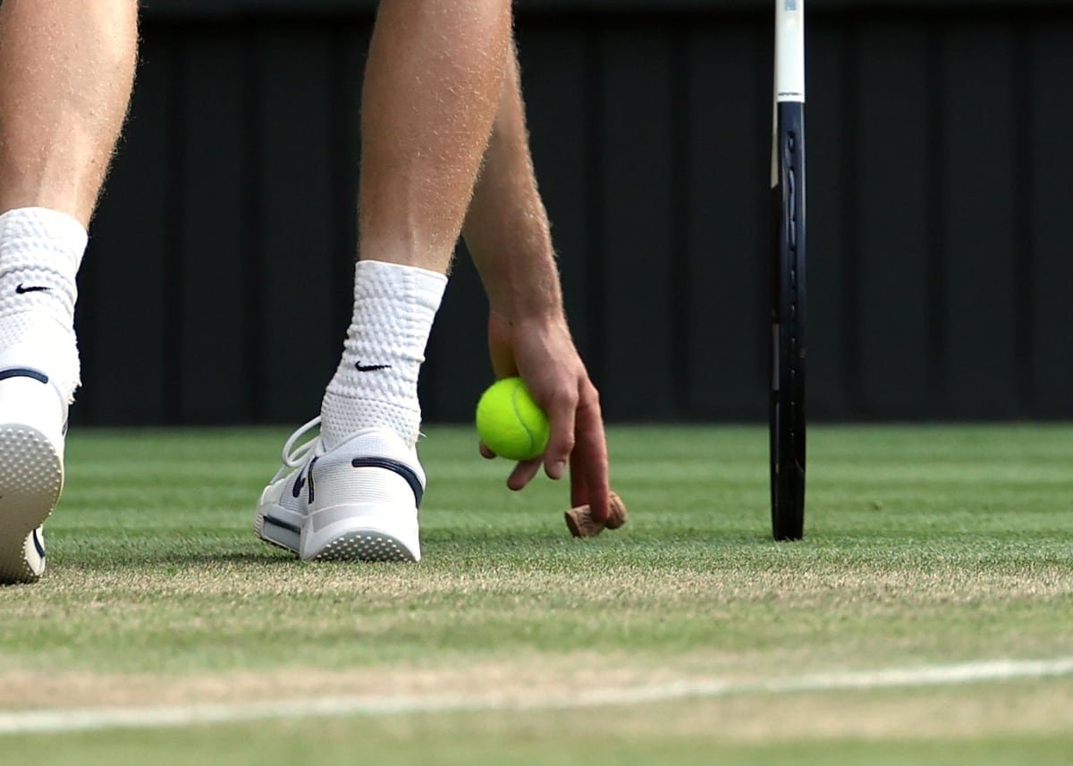 Un espectador abre champán en plena final de Wimbledon y el corcho llega a la pista: Sinner tuvo que recogerlo | Deportes
