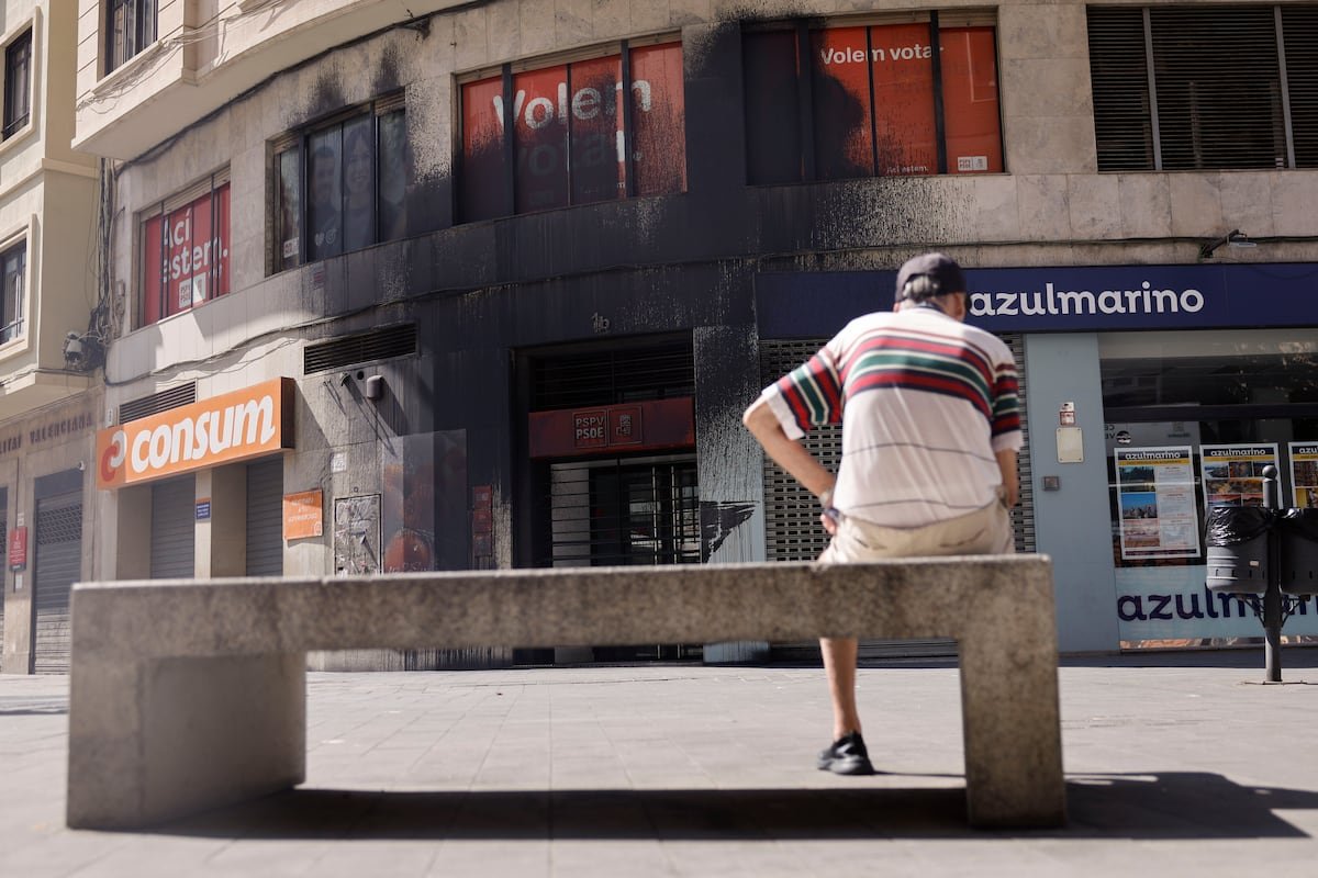 Vandalizada la sede central del PSPV-PSOE en Valencia | Noticias de la Comunidad Valenciana