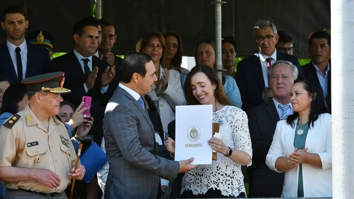 Victoria Villarruel visita Corrientes: se mostrará con Valdés en la restitución de los restos de Cabral