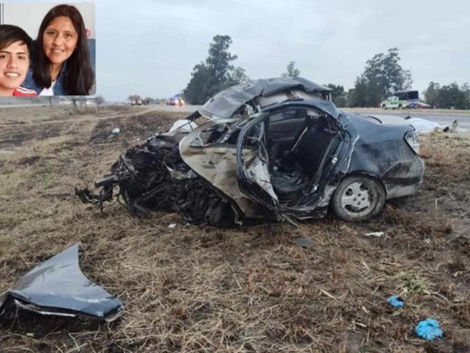 Volvían de un velorio y los chocaron de contramano en una autopista: murieron madre e hijo
