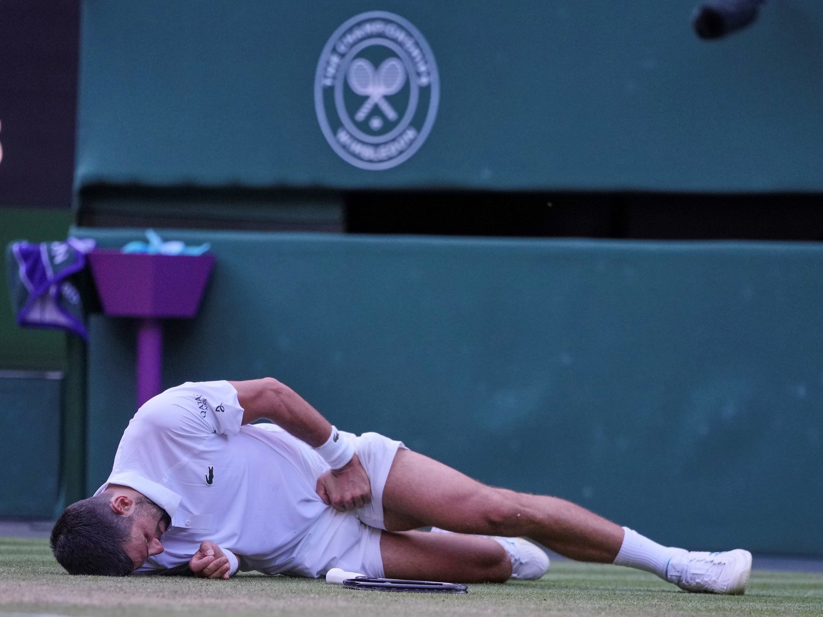 canceló un entrenamiento en la previa de las semifinales del viernes contra Sinner