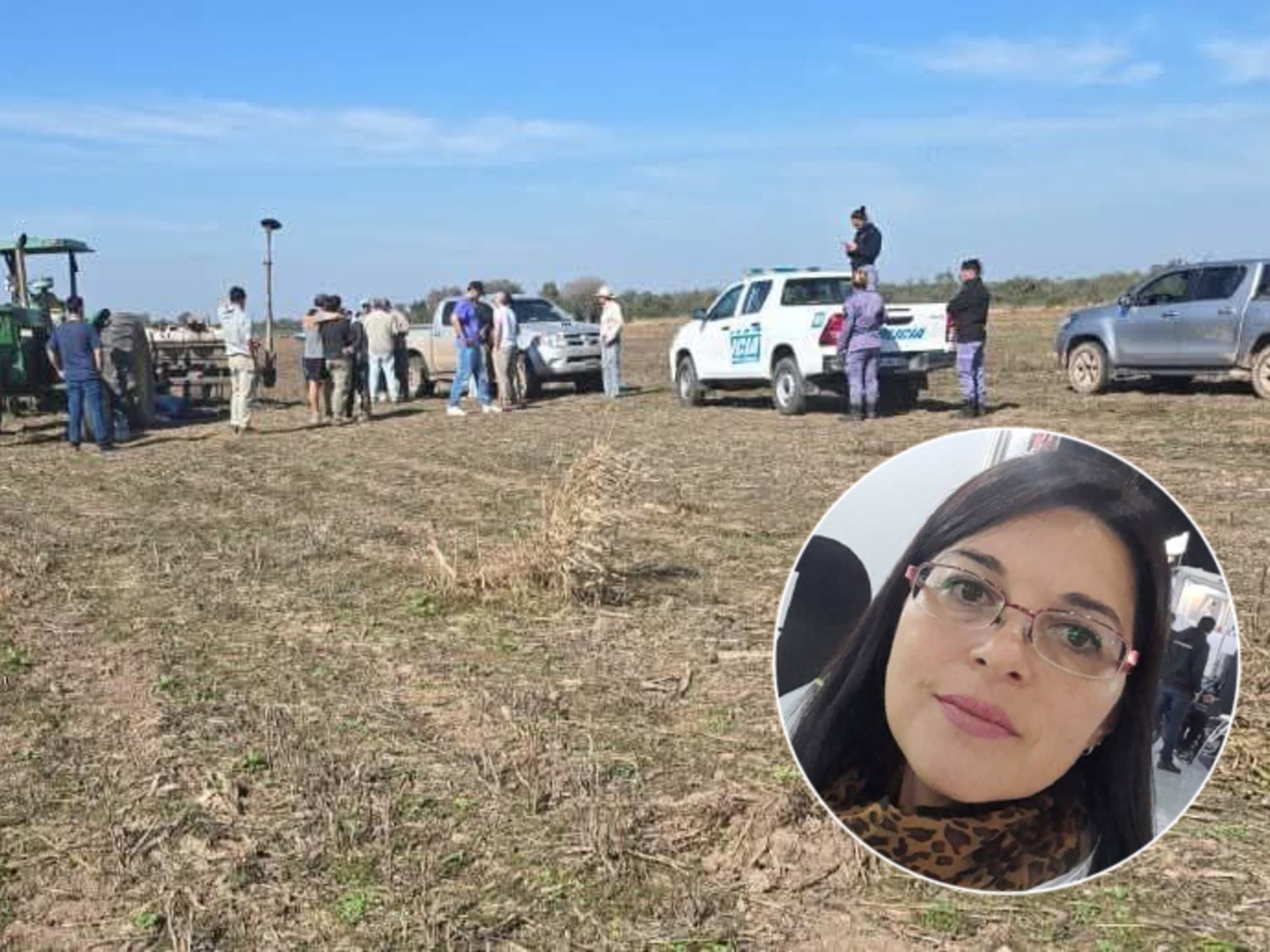 cayó bajo el tractor que manejaba su marido