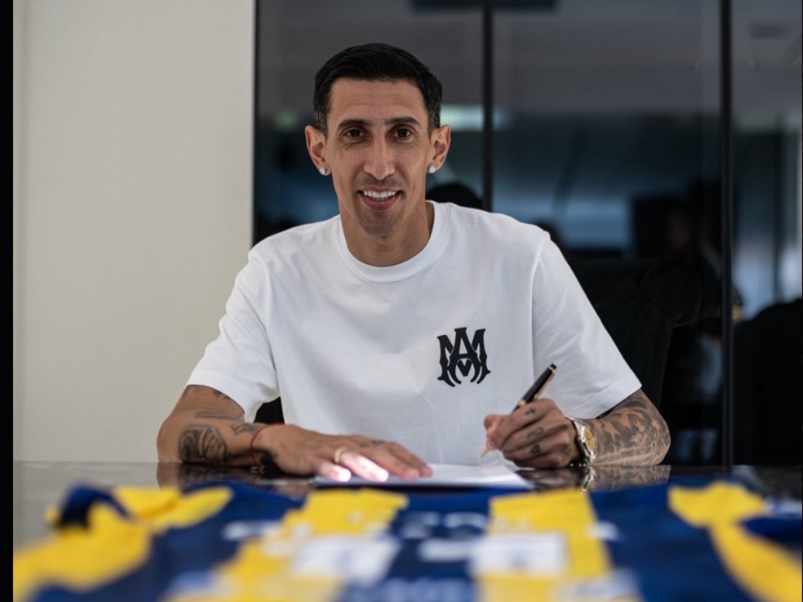 todo los detalles sobre la presentación de Ángel Di María en Rosario Central