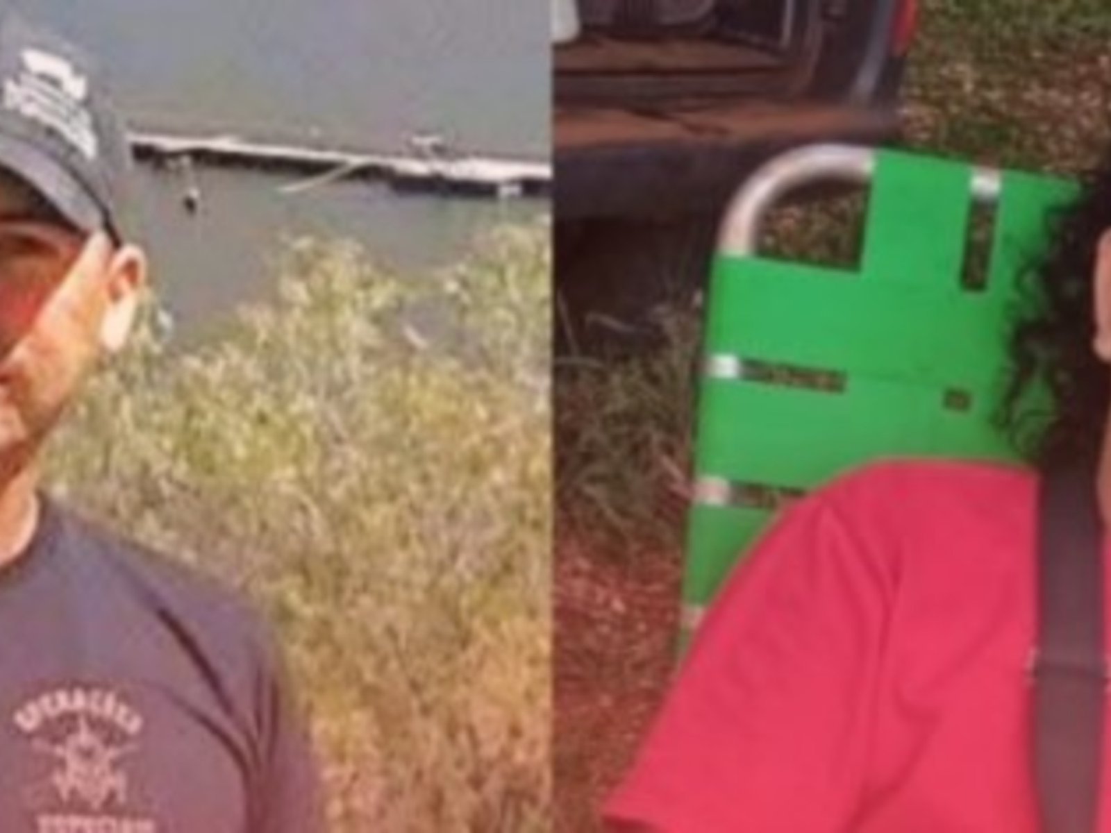 un policía y un gomero, las víctimas