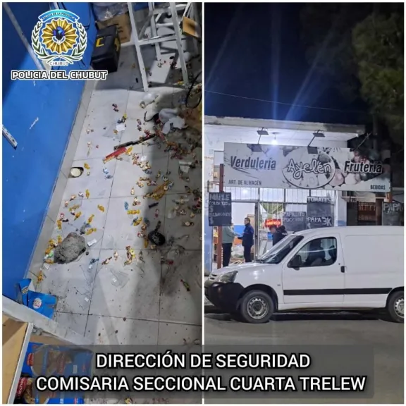 Borracho desató caos en verdulería y terminó detenido