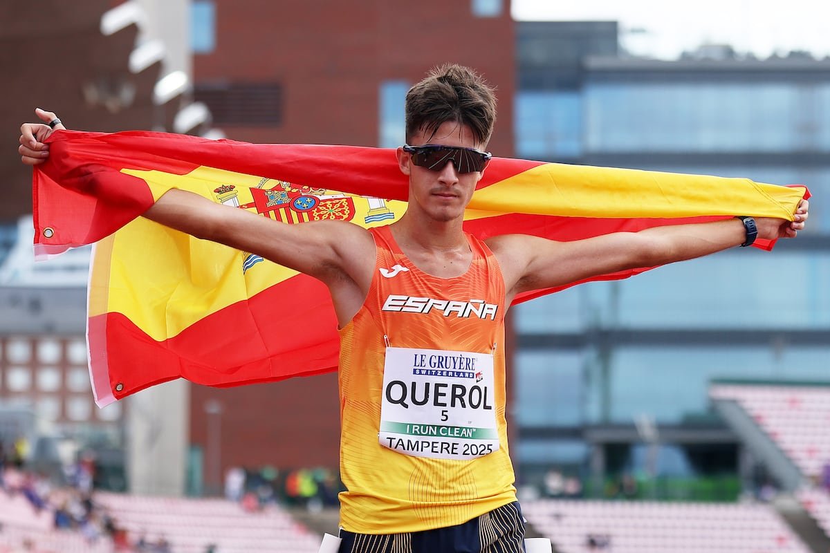 Europeos atletismo: Joan Querol, el joven con autismo que es campeón de Europa sub-20 en los 10.000m marcha | Deportes