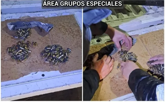 Hallan más de 140 municiones en Plaza Domingo Savio