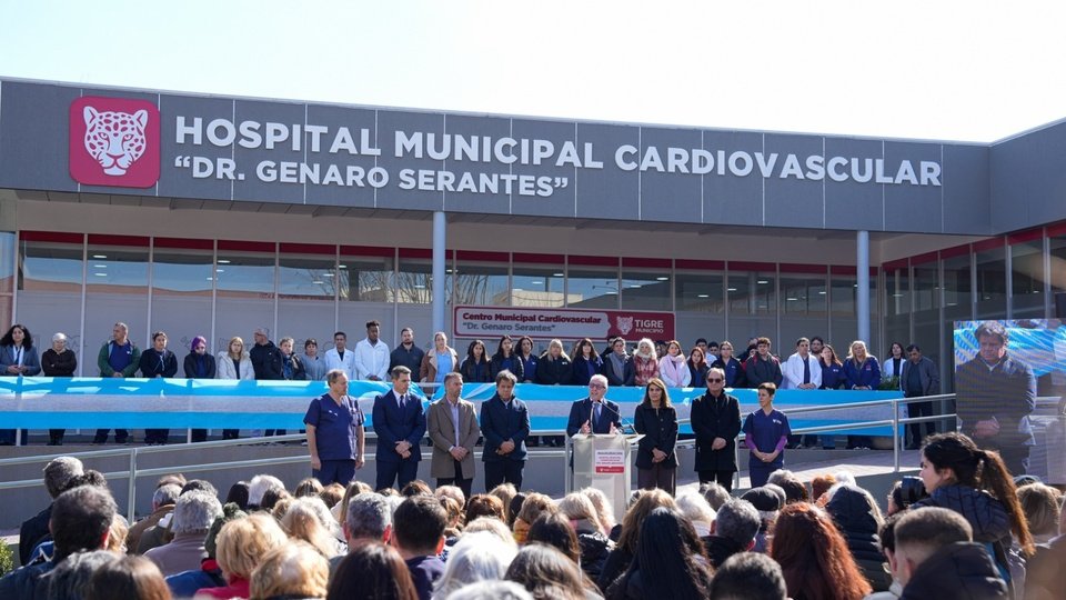 Julio Zamora inauguró el Hospital Municipal de Medicina Cardiovascular «Dr. Genaro Serantes»  | En Tigre centro 