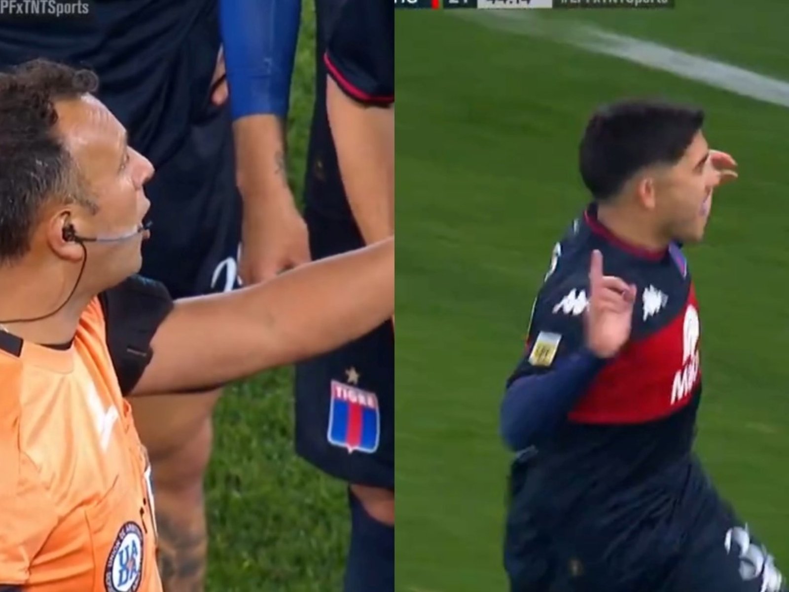 Por qué fue un penal muy severo la falta del 1-1 de Tigre a Racing :: Olé