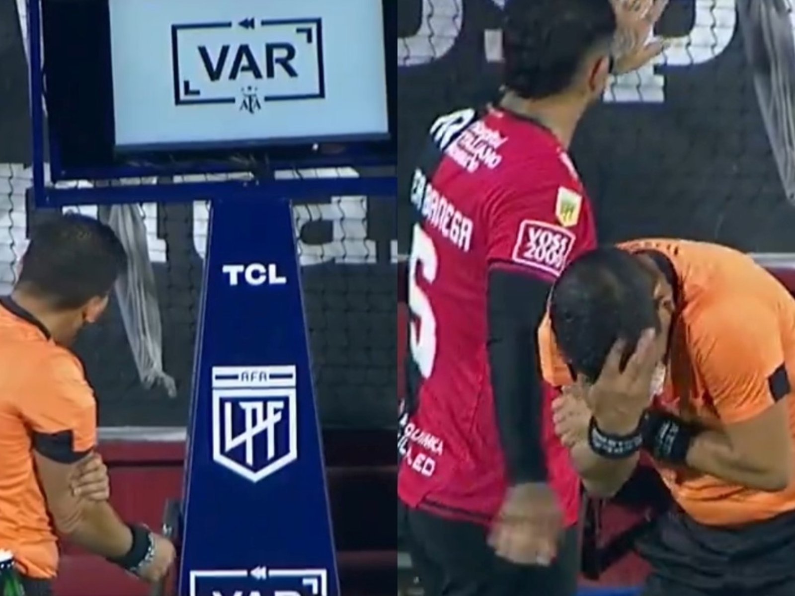 Video: la agresión de los hinchas de Newell’s a Merlos, antes de que expulsara a Regiardo :: Olé