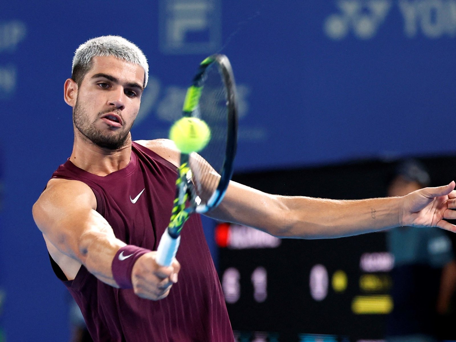Carlos Alcaraz hizo el punto del año y avanzó a semifinales del ATP 500 de Tokio: «He jugado increíble hoy»