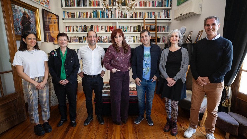 Cristina recibió a los candidatos porteños de Fuerza Patria