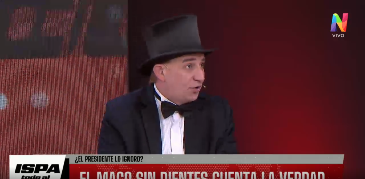 El Mago sin Dientes reveló que se acercó a la Casa Rosada para llevarle la “información” que recibe de la calle a Javier Milei