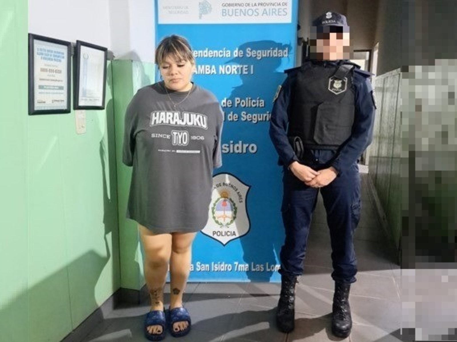 Morena Rial durmió de corrido tras una noche larga mientras espera con «angustia» si la trasladan a un penal
