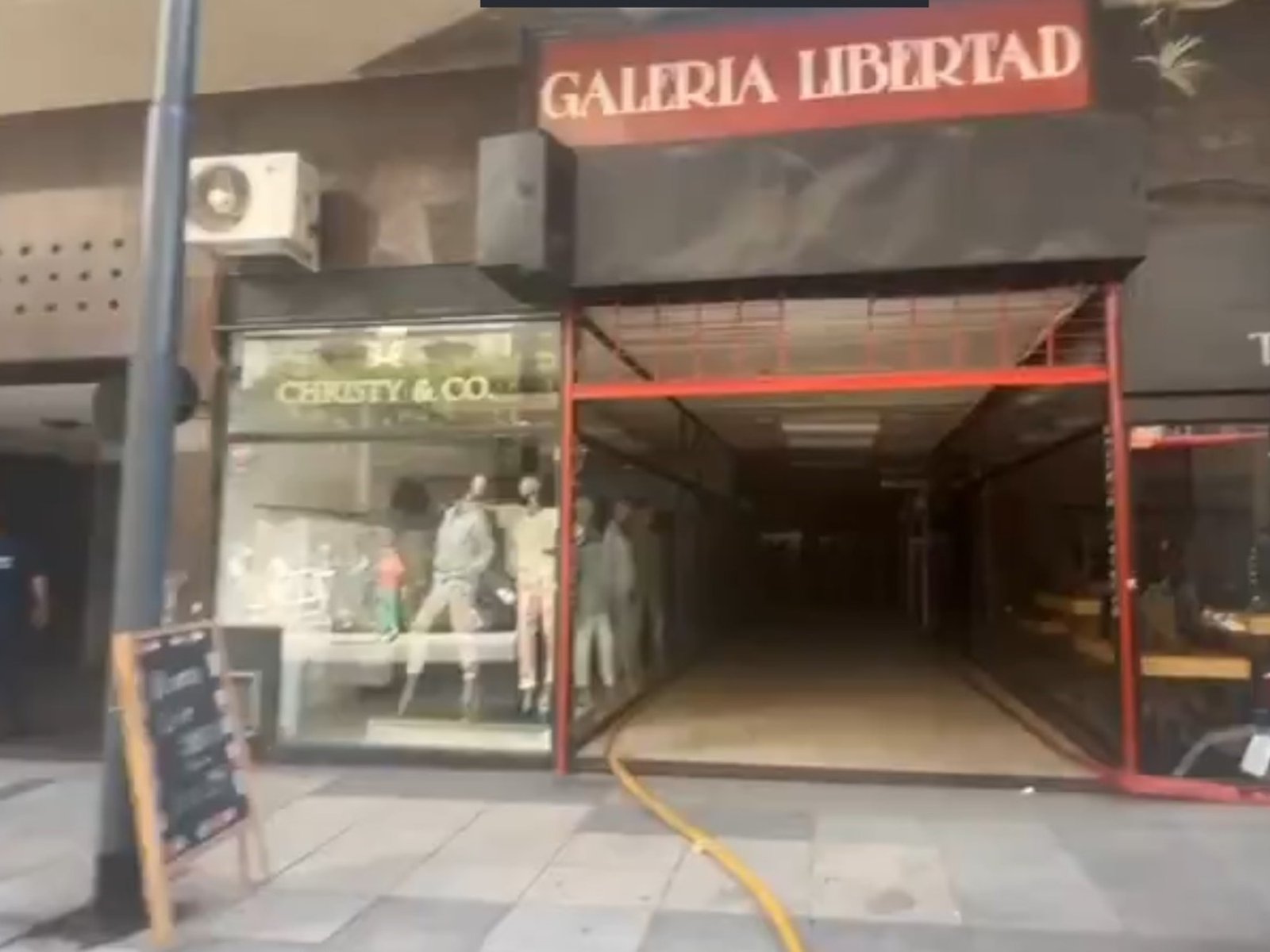 susto por el humo y tres personas asistidas por el SAME