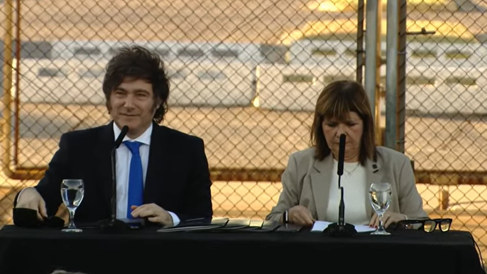 Bullrich y Milei presentan plan de “tolerancia cero” y dejan a Espert en la tribuna | El diputado quedó relegado en la tercera fila