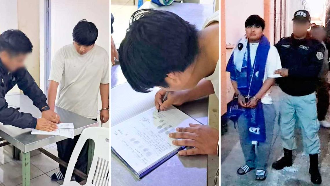 Con chanclas y toallón: las primeras horas de Pequeño J en un penal superpoblado