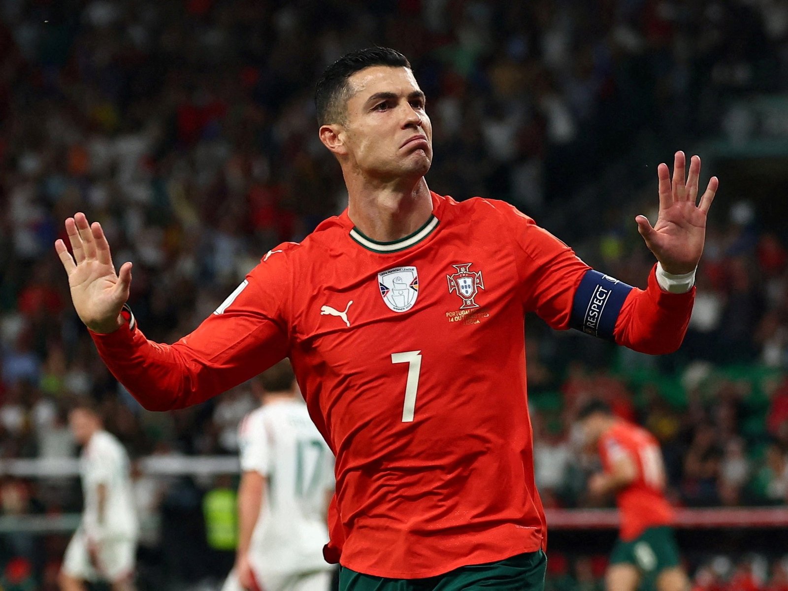 Cristiano Ronaldo marcó un doblete para Portugal y se metía en el Mundial 2026 pero Hungría lo amargó en la última del partido