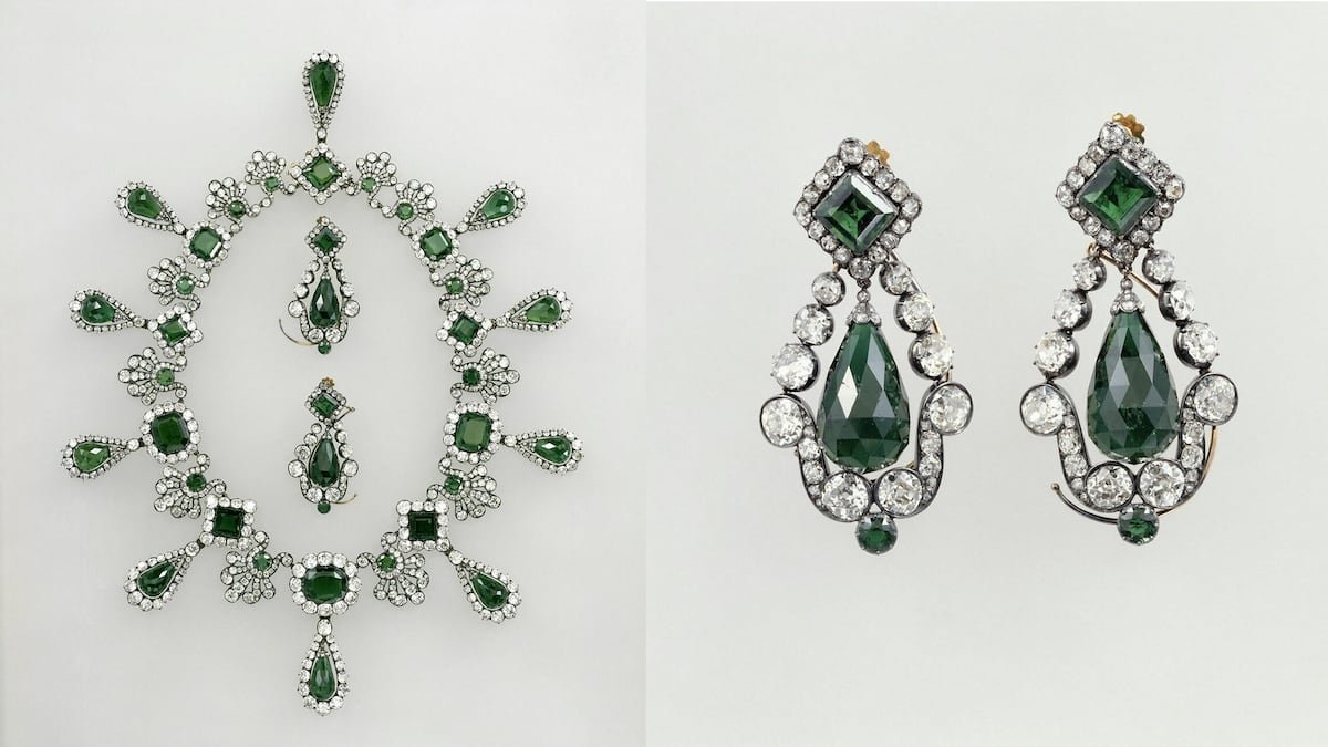 Dos de las ocho joyas robadas del museo del Louvre tienen esmeraldas colombianas