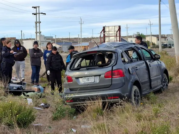 Encontraron medio kilo de cocaína en el vuelco fatal de Km 8