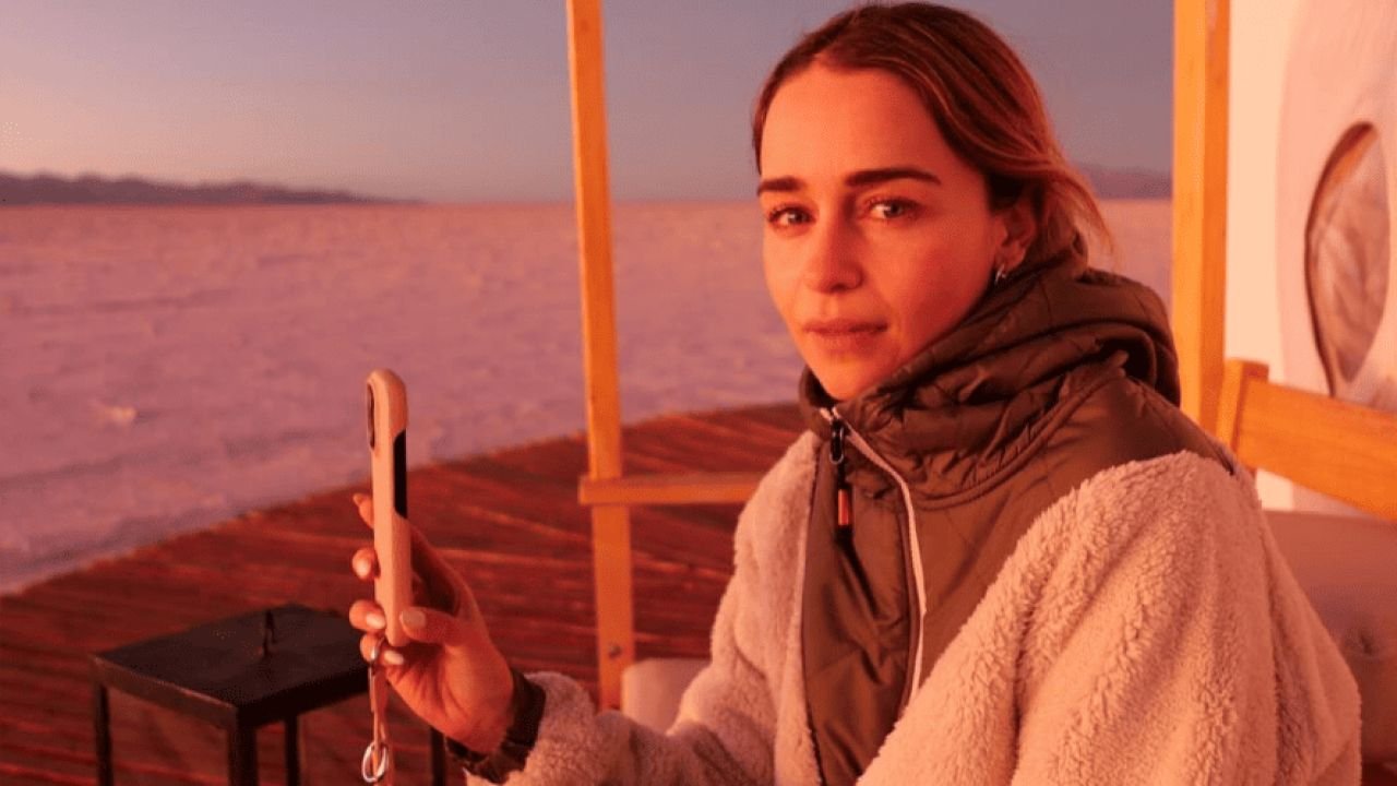 Emilia Clarke, la Daenerys de Game of Thrones, de visita en las Cataratas