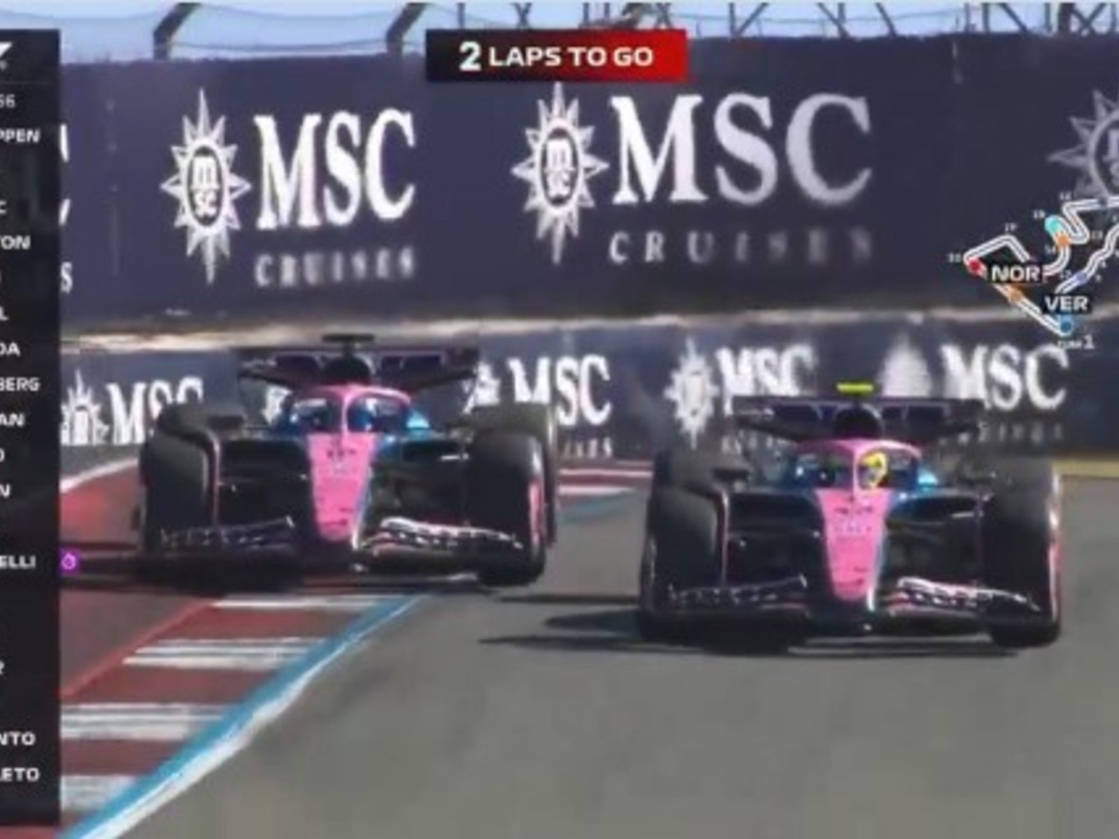 «Eso es correr», celebró un ex piloto que fue subcampeón en la Fórmula 1