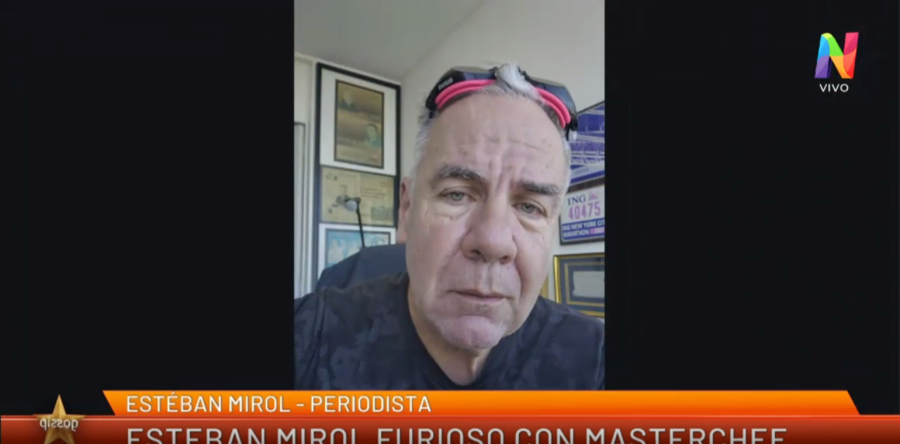 Esteban Mirol hizo 6 “denuncias” a ‘MasterChef Celebrity’ entre las que reveló “abandono de persona de parte de un coach”