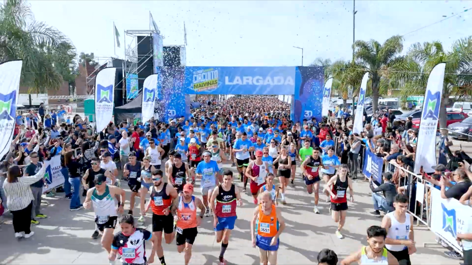 Más de 15.000 vecinos participaron de la 6ta edición del Circuito Malvinas  | En Malvinas Argentinas
