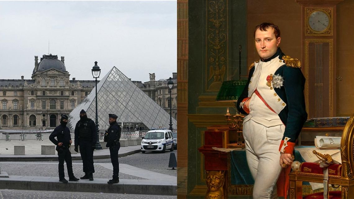 Robaron las joyas de Napoleón en el Museo Louvre