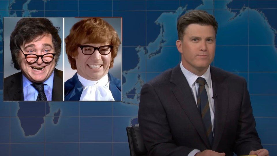 Saturday Night Live se burla de Milei: «Muchos funcionarios de Trump terminarán huyendo hacia la Argentina» | Un mandatario convertido en un hazmerreír